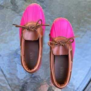 Lauren Ralph Lauren pink rubber shoes
